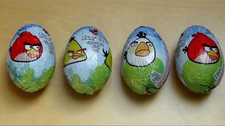Surprise Egg Angry Birds [Fazer Chocolate Egg with Toy]