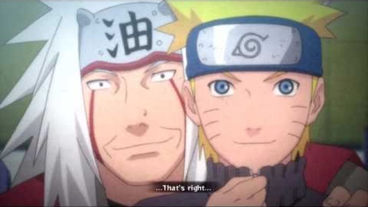 Naruto Ultimate Ninja Storm 2 | Jiraiya vs Pain | Boss Battle Scene | Japanese