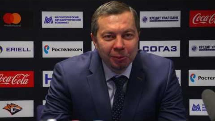 Пресс-конференция главных тренеров. Металлург Мг. - СКА. 03.02.2017 Пресс-конференция главных тренеров. Металлург Мг. - СКА. 03.02.2017