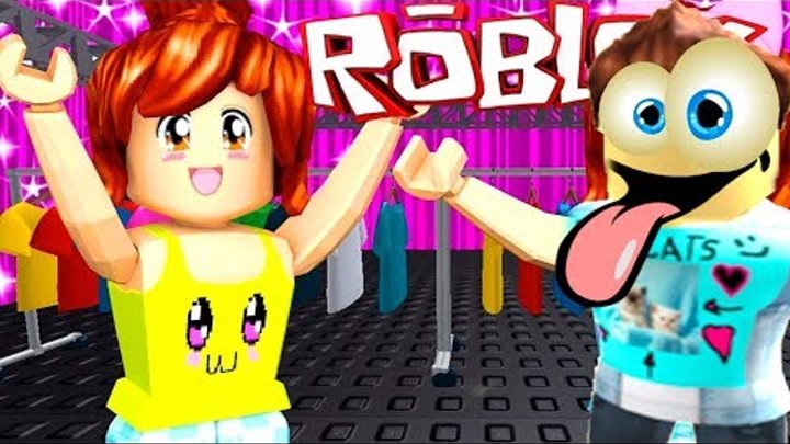 Пупс Антоша на показе моды в ROBLOX одежда для мульт героя как майнкрафт Роблокс игра SPTV