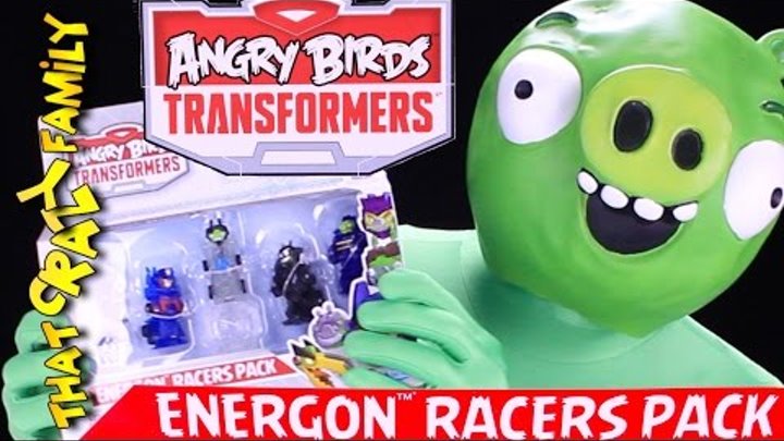 Angry Birds Transformers ENERGON Racers 5 Pack!! | ThatCrazyFamily