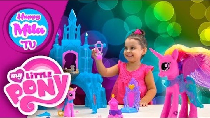 HappyMilaTV #250 | Mlp Crystal Empire Castle for Princess Cadance with Baby Flurry Heart