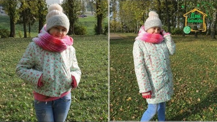Шьем детскую куртку своими руками Часть 1/ мастер класс от #SvGasporovich парка на синтепоне