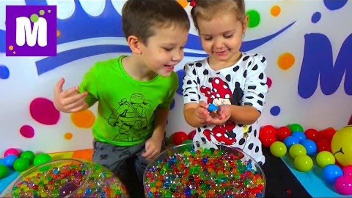 Орбиз разноцветные шарики сюрпризы с игрушками Orbeez surprise toys unboxing