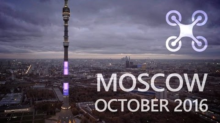 Moscow in october, Aerial // Москва в октябре, Аэросъемка // DJI Phantom 4 // 4K