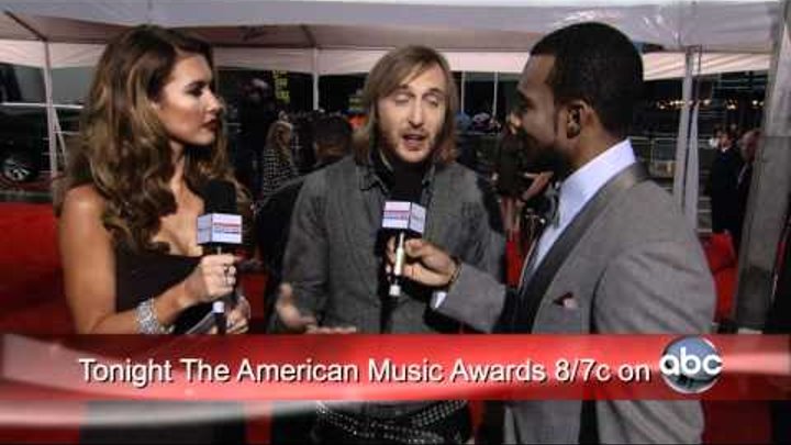 David Guetta Red Carpet Interview AMA 2011 David Guetta Red Carpet Interview AMA 2011