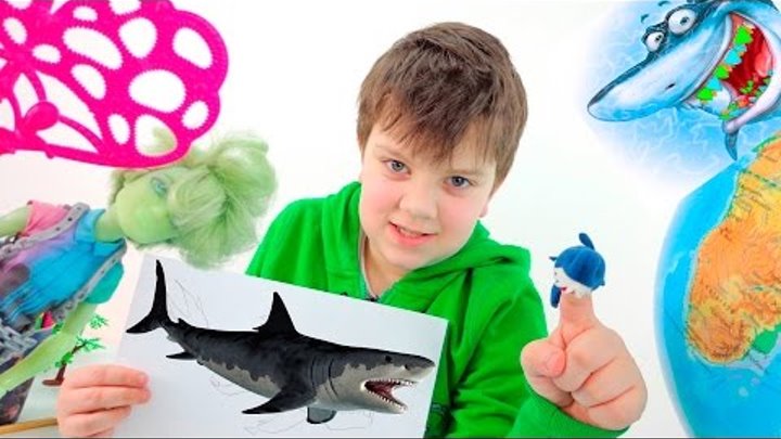Монстры! Акула -убийца, Монстр Хай и Русалки! Видео для детей. ИгроБой Тимур