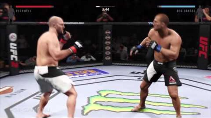 Бен Ротвелл — Джуниор Дос Сантос UFC2 PS4 версия главного боя UFC Fight Night 86