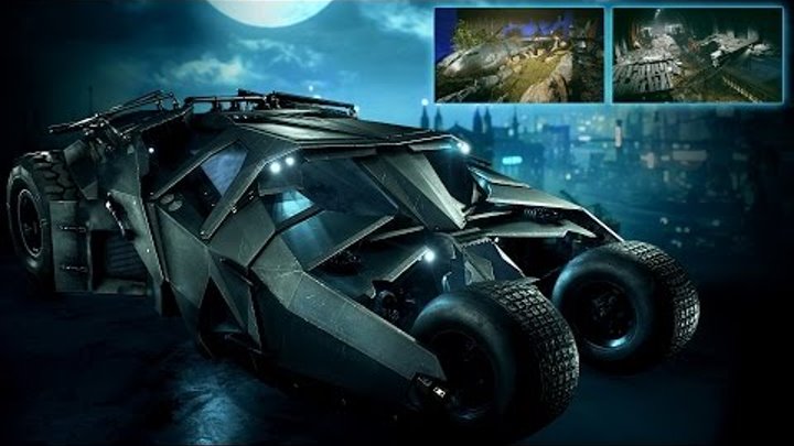 Batman Arkham Knight Tumbler Batmobile DLC Трейлер