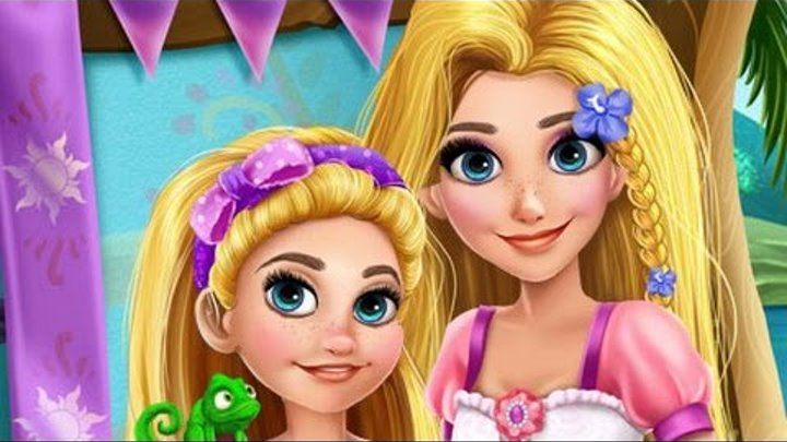 Disney Принцесса Игры—Рапунцель Мамочка Спа макияж—Мультик Онлайн Видео Игры Для Детей 2015