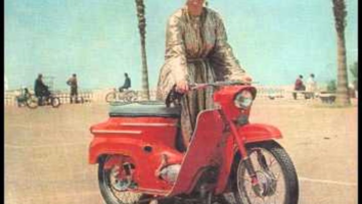 Рэтро мотоцыклы 60-х годов в СССР.