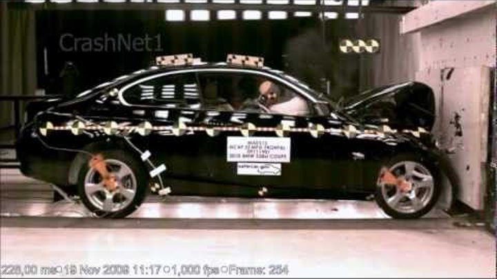 BMW 3 Series | 2010 | Frontal Crash Test | NHTSA | CrashNet1 BMW 3 Series | 2010 | Frontal Crash Test | NHTSA | CrashNet1