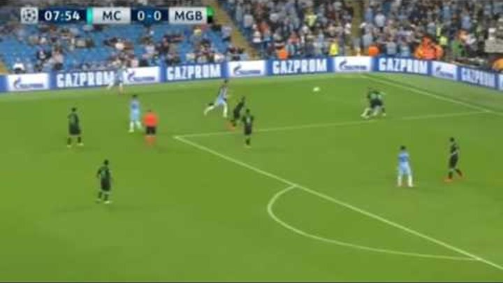 Манчестер Сити - Боруссия М 4-0 все голы и моменты. 14.09.2016 Лига чемпионов.