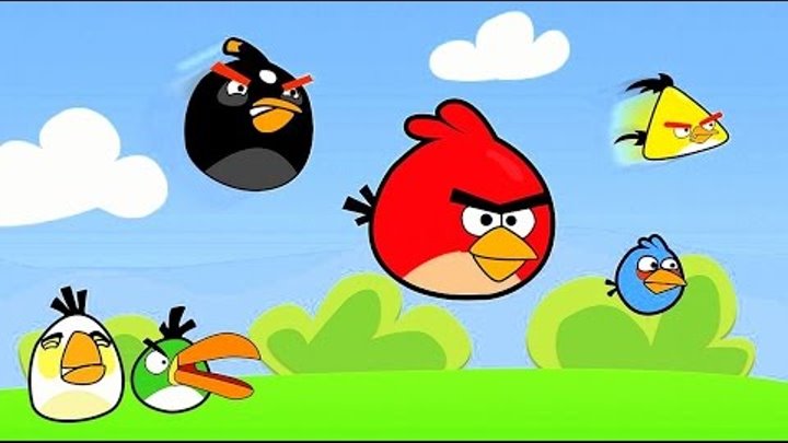 Энгри Бердс Куриная месть Angry Birds все серии подряд игр мультфильма Angry Birds ДочкиСыночки TV