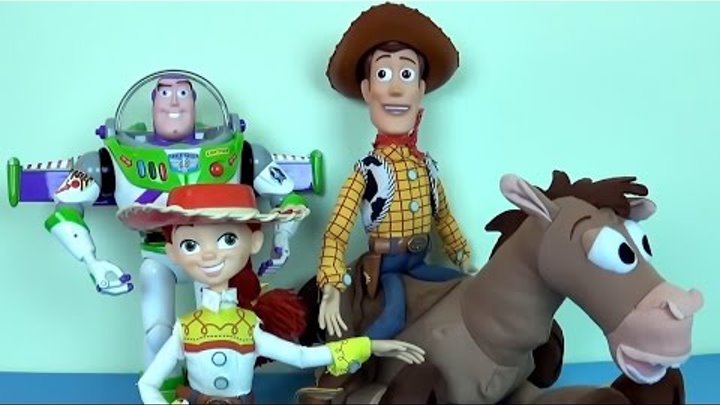 История Игрушек - Toy Story.Обзоры игрушек шериф Вуди, Джесси и Булзай История Игрушек - Toy Story.Обзоры игрушек шериф Вуди, Джесси и Булзай