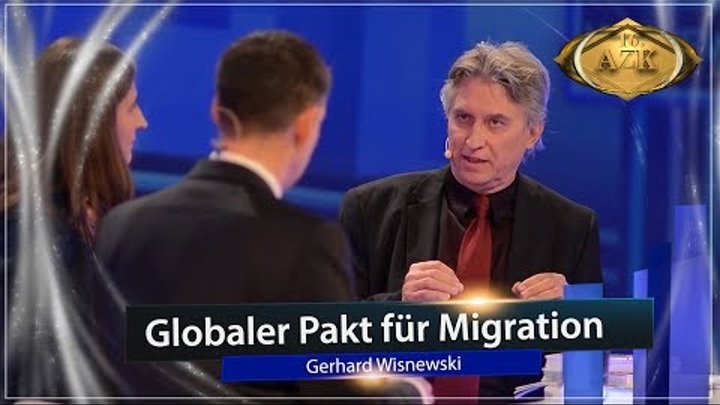 16. AZK: Bühnen-Interview mit Gerhard Wisnewski zum Thema "Globaler Pakt für Migration"