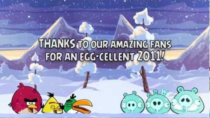 Happy New Year 2012 from the Angry Birds!