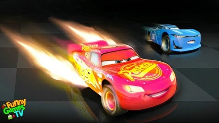 По мультику ТАЧКИ 3 #3 детская игра про Молнию Маквина тачки гонки видео для детей Cars 3