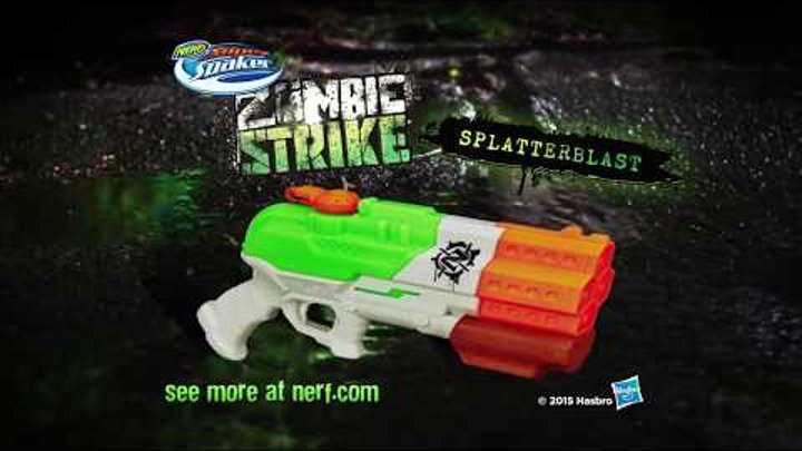 Нерф Супер Сокер Зомби Страйк NERF SuperSoaker Zombie Strike Splatterblast купить в Nerf-x.ru