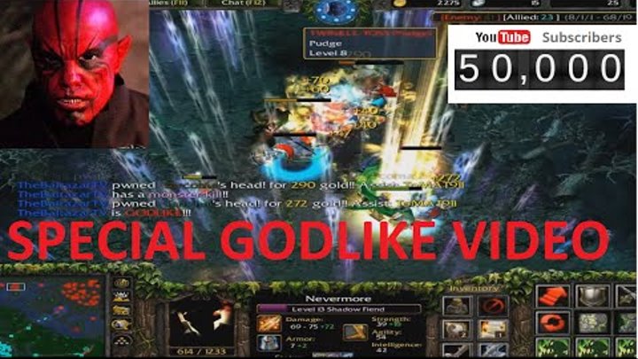 DotA TheBaltazarTV - 50 000 subscribers SPECIAL GODLIKE VIDEO !