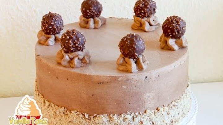 Ferrero Rocher Cake, Ferrero Rocher Torte, Ферреро торт