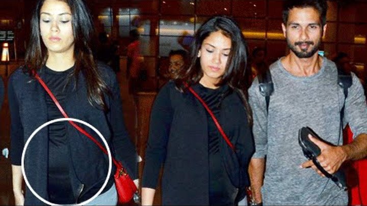 (VIDEO) Mira Rajput Flaunts Her Baby Bump With Shahid Kapoor At The Airport (VIDEO) Mira Rajput Flaunts Her Baby Bump With Shahid Kapoor At The Airport