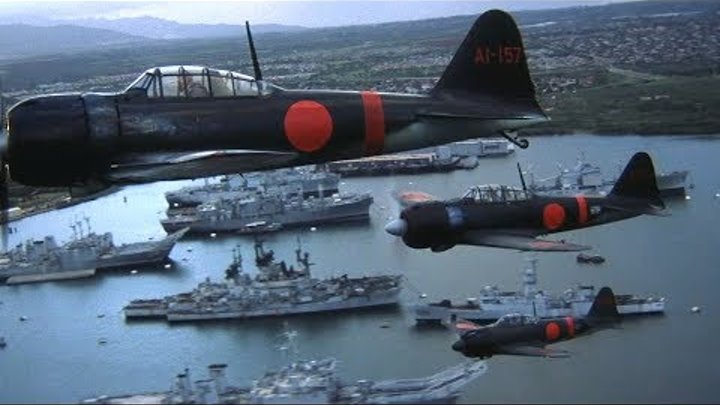 Перл Харбор атака японцев ч.1 - "Перл Харбор" отрывок из фильма