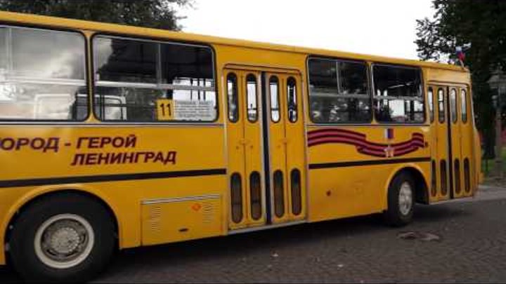 Retro Bus. Советские автобусы. Парад в Петропавловской крепости
