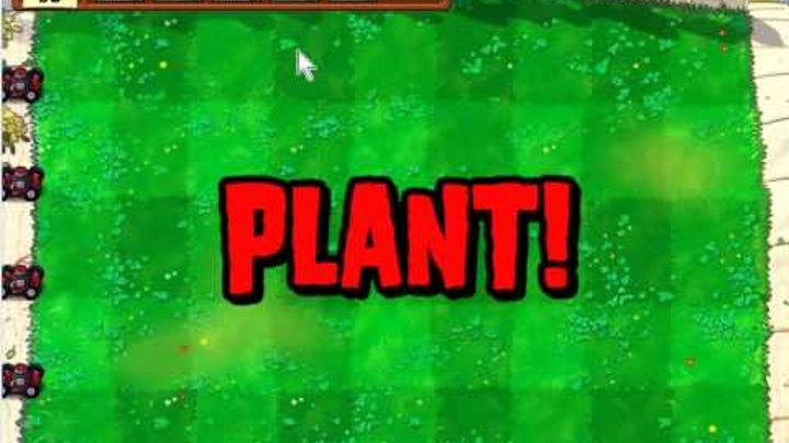 Играем в plants vs zombies часть 1(кто в игре придумал боулинг?)