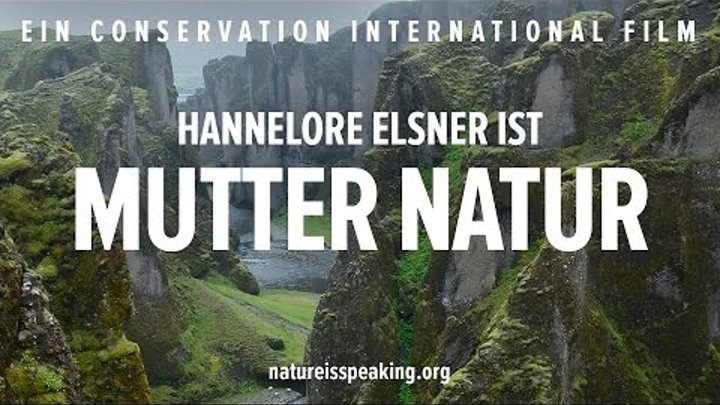 Nature Is Speaking: Hannelore Elsner ist Mutter Natur Nature Is Speaking: Hannelore Elsner ist Mutter Natur