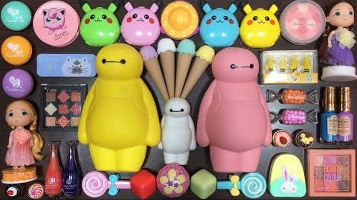 Special Series Baymax and Pikachu Slime | Mixing Random Things into Clear Slime and Glossy Slime смотреть онлайн Special Series Baymax and Pikachu Slime | Mixing Random Things into Clear Slime and Glossy Slime