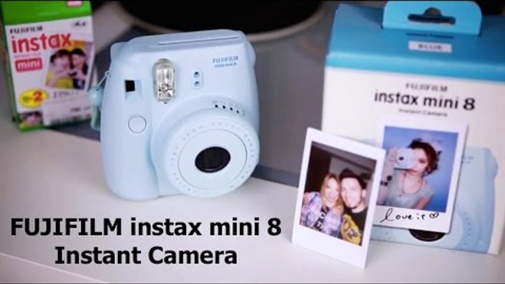 FUJIFILM instax mini 8 / Instant Camera / ОБЗОР UNBOXING REVIEW
