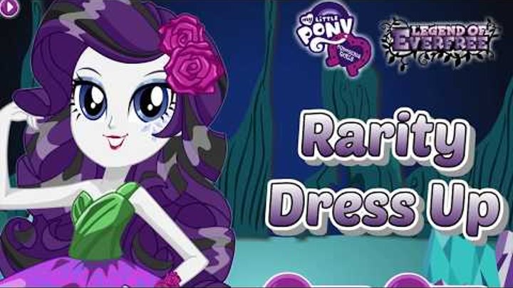 My Little Pony Equestria Girls Legend of Everfree Crystal Gala Rarity Dress Up Game for Girls