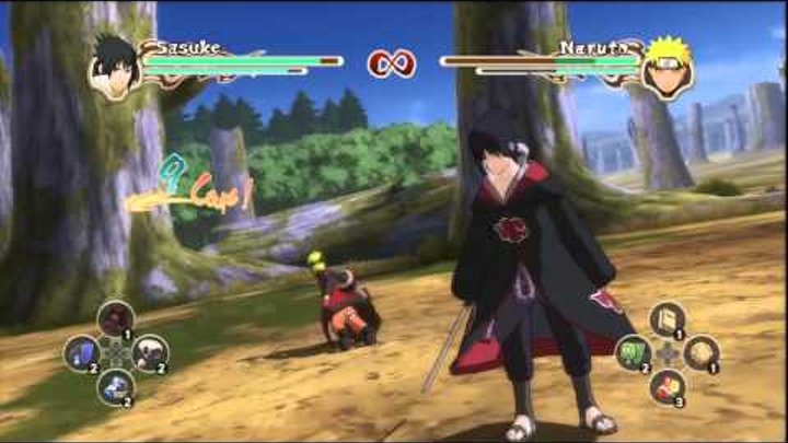 Naruto Sennin VS Sasuke Taka