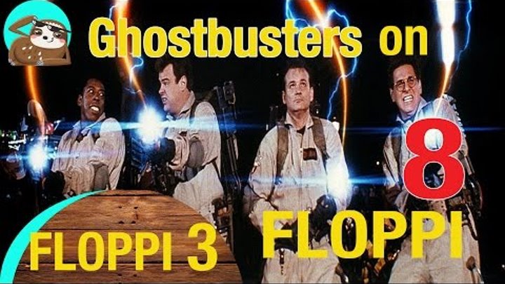 Ghostbuster's Theme on eight floppy drives | Охотники за привидениями на 8 флоппи