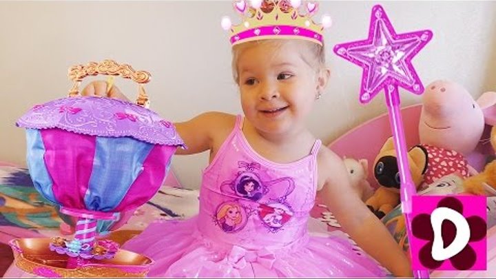 Принцессы НА ВОЗДУШНОМ ШАРЕ Принцесса София ищет Друзей Видео для Детей и Малышей Игры для Девочек