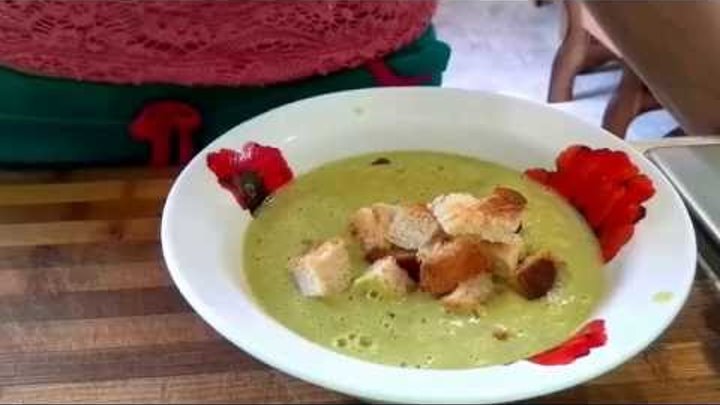 Крем-суп из брокколи- Оочень вкусный / Cream of Oochen delicious brokkoli-