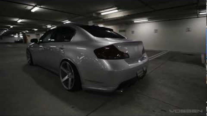 Infiniti G35 Sedan on 20" Vossen VVS-CV3 Concave Wheels / Rims Infiniti G35 Sedan on 20" Vossen VVS-CV3 Concave Wheels / Rims
