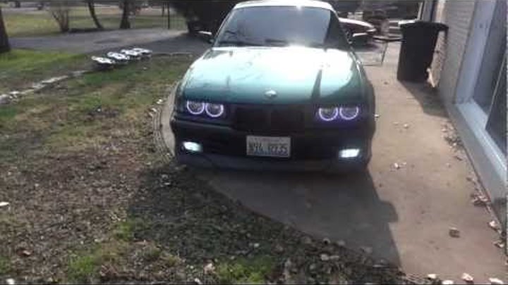 bmw e36 multi color led angel eyes bmw e36 multi color led angel eyes