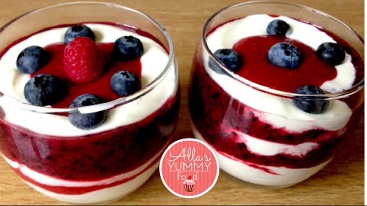 Quick and Healthy Cottage Cheese Dessert Recipe - Творожно-ягодный десерт Quick and Healthy Cottage Cheese Dessert Recipe - Творожно-ягодный десерт