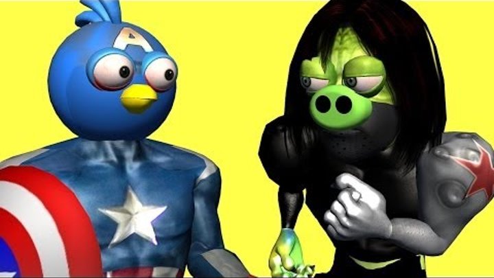 ANGRY BIRDS & CAPT. AMERICA vs. winter soldier ♫ 3D animated movie mashup ☺ FunVideoTV - Style ;-)) ANGRY BIRDS & CAPT. AMERICA vs. winter soldier ♫ 3D animated movie mashup ☺ FunVideoTV - Style ;-))