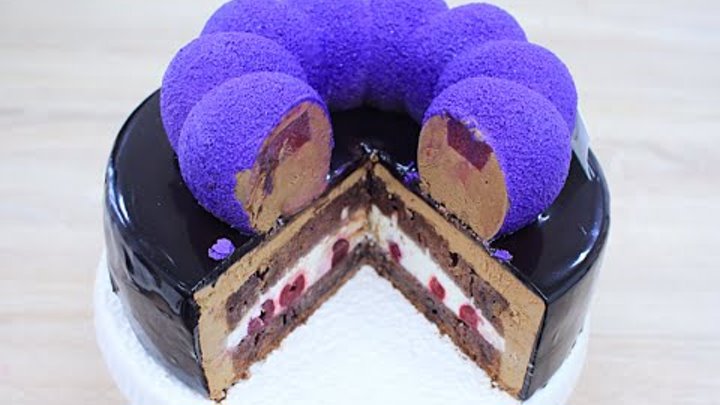 Муссовый торт Чёрный лес / Black Forest Mousse Cake