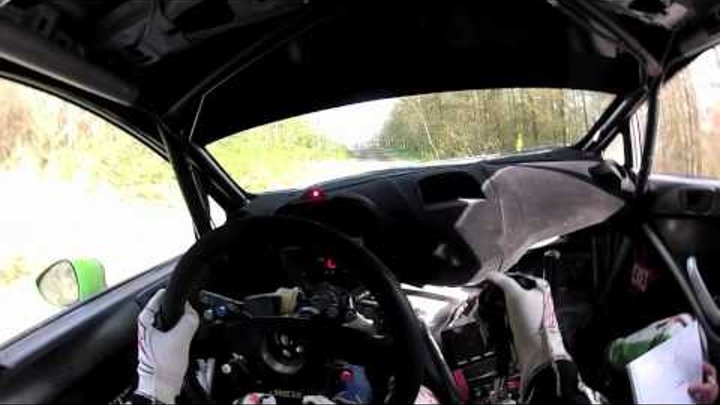 Ken Block tests on gravel for 2011 Rally GB [GoPro Helmet Cam]
