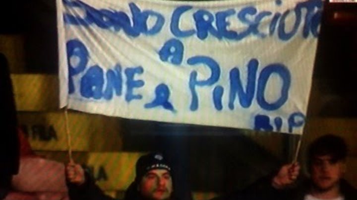 Pino Daniele il saluto di tutti i tifosi da Sky Sport Napoli Juventus 1 3