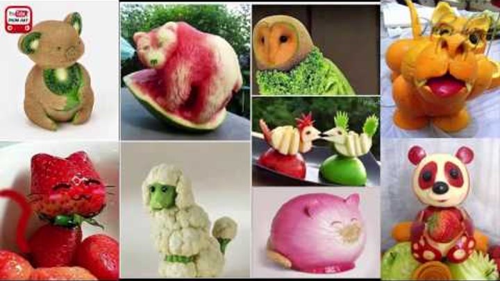 Góc sáng tạo ☀ tuyệt cú mèo những trái cây thành thú cưng cực kute của nghệ thuật tỉa hoa quả