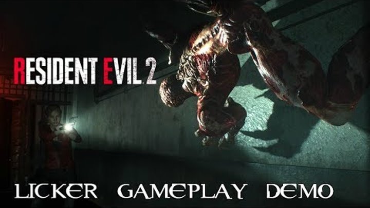 Resident Evil 2 Remake - Claire Redfield New Licker Gameplay Demo/New Rooms! [No Commentary]