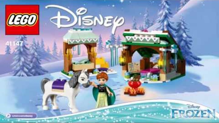 Лего Принцессы Дисней 2017 Зимние приключения Анны LEGO Disney Princess ANNA'S SNOW ADVENTURE 41147