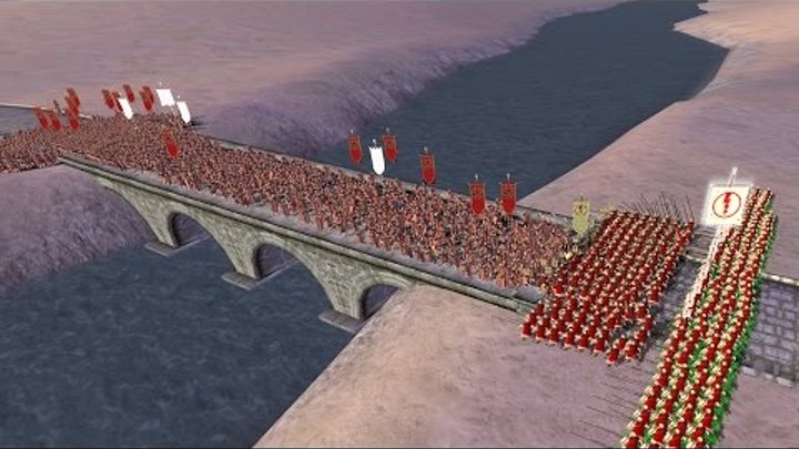 300 SPARTANS vs 3000 ROMANS - Total War: ROME