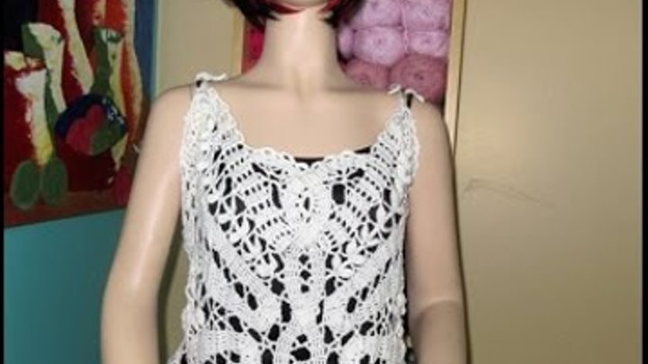 Crochet blusa de verano Mariposa en encaje de brujas Parte #1 con Ruby Stedman