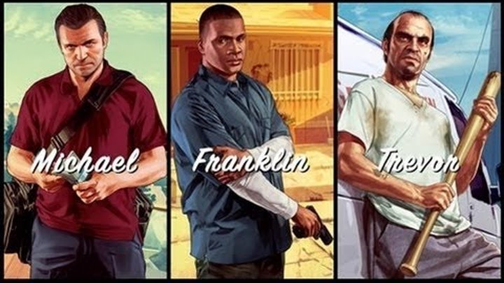 Grand Theft Auto V (GTA 5) — Майкл. Франклин. Тревор. Русский трейлер!
